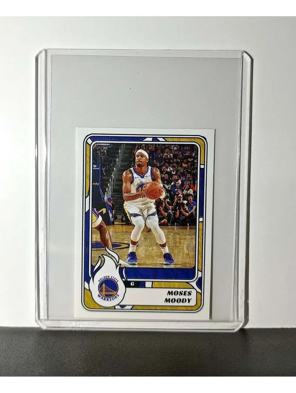Moses Moody 2024-25 Panini NBA #330 Sticker Card Golden State Warriors